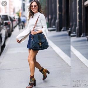 Blue Suede Chloe Lexa Bag (Discontinued)